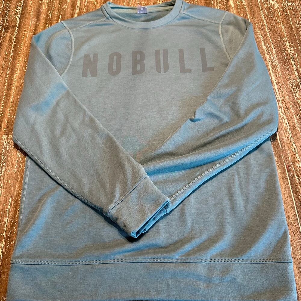 NOBULL Performance Workout Fleece Lined Crewneck Sweatshirt Green Women’s Size S